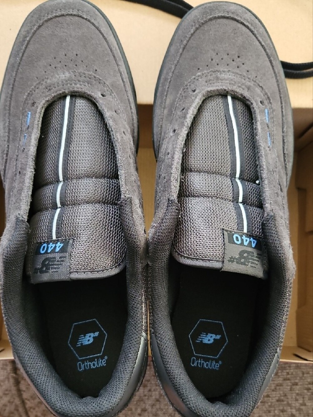 New Balance 440 Men's Black Suede Sneakers Size 13 - Picture 8 of 13